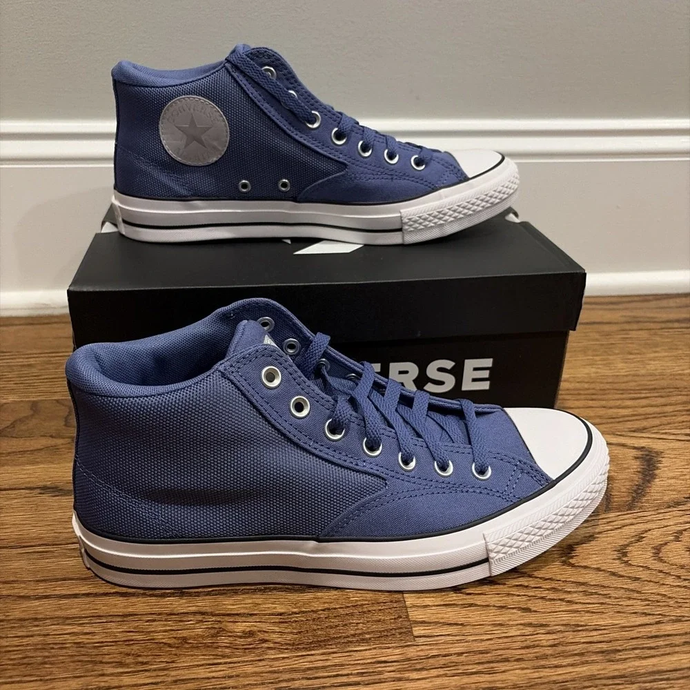 Converse Chuck Taylor All Star Mid Malden Street Indigo Storm Shoes Men Size 9.5
